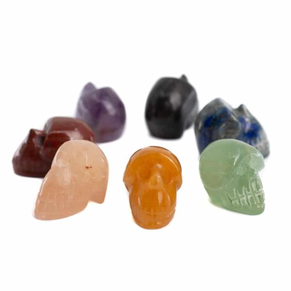Edelsteen Schedel Chakra set van 7 | (25mm)