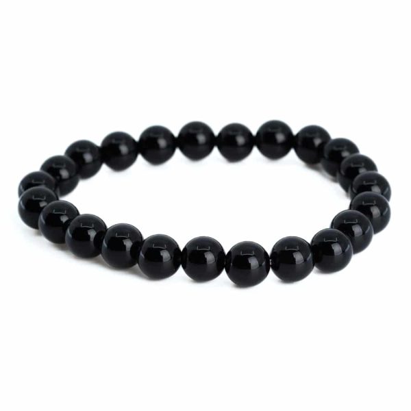Edelsteen Armband Zwarte Onyx | 8 mm