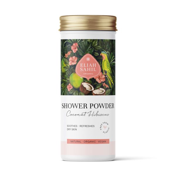 Douche poeder Kokos Hibiscus BIO Eliah Sahil | 90 g