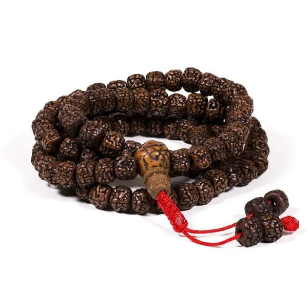 Mala gepolijste Rudraksha 108 kralen | 0.8 cm