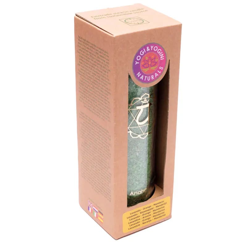 Geurkaars | 4e Chakra Anahata (100 uur) - Afbeelding 2