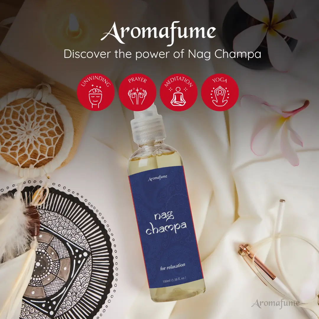 Luchtverfrisser Spray | Aromafume Nag Champa 100 ml - Afbeelding 2