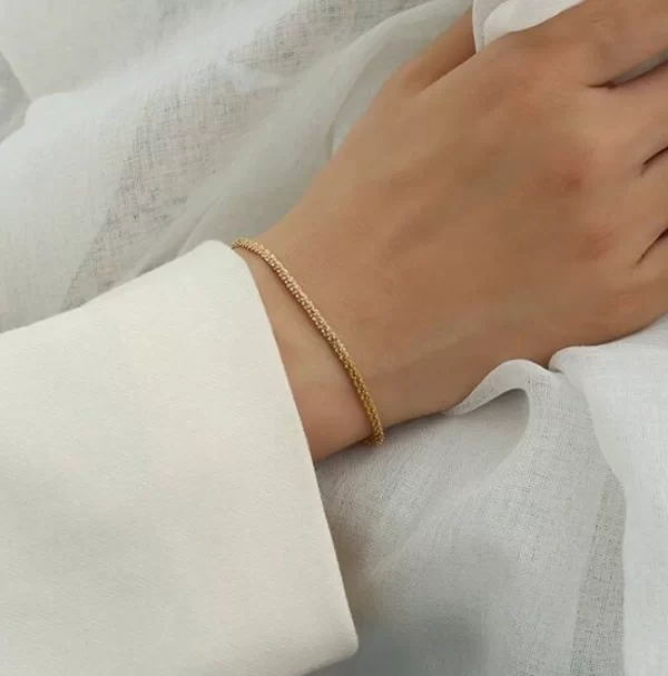 Armband Schakel Gold Plated - Afbeelding 2