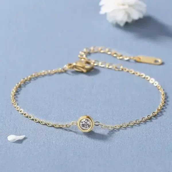 Armband Zirkonia Gold Plated - Afbeelding 2