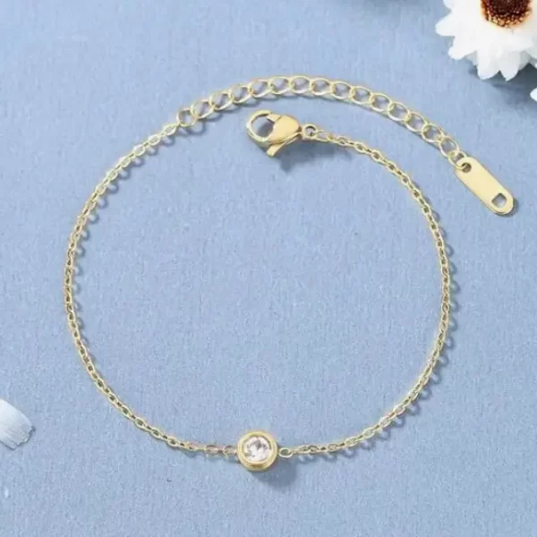 Armband Zirkonia Gold Plated