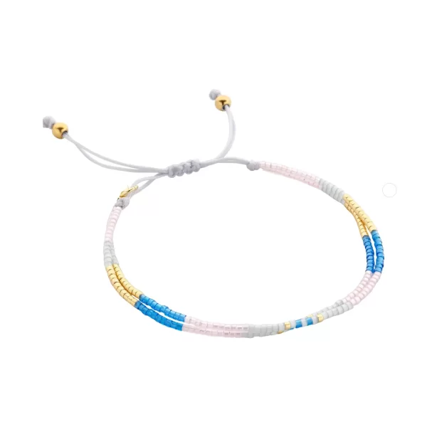 Armband Geweven Summer Blauw