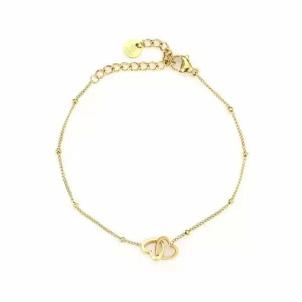 Armband Hartjes Gold Plated