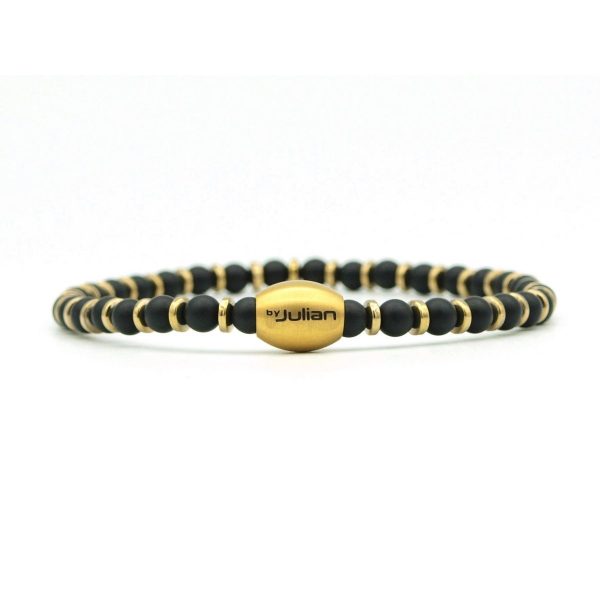 Empat dua obsidiaan 19 cm wrist size (L), Gold