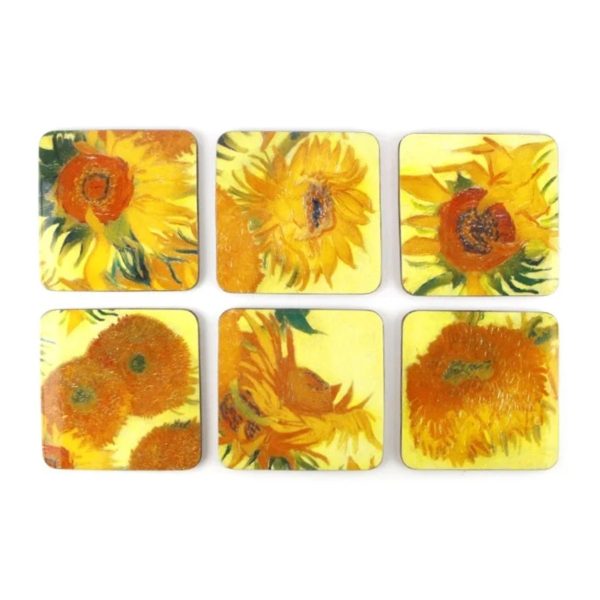 Onderzetters, Zonnebloemen, Van Gogh