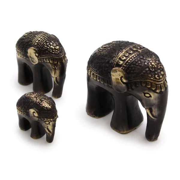 Kunst Olifant Set van 3 - Afbeelding 3