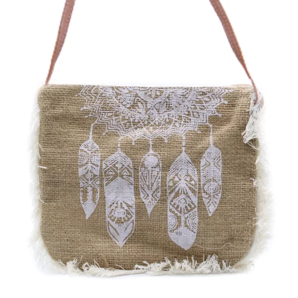 Jute Franje Tas | Dromenvanger Print