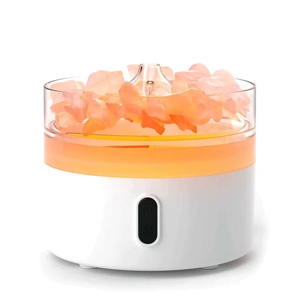 Himalaya Zout Arroma Diffuser | Nachtlampje | USB C | Vlameffect