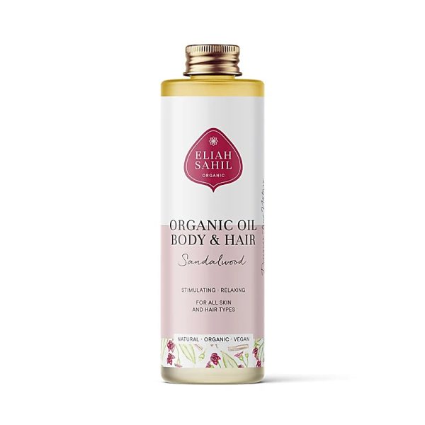 Huid/haar olie Amandel Sandelhout BIO Eliah Sahil | 100 ml