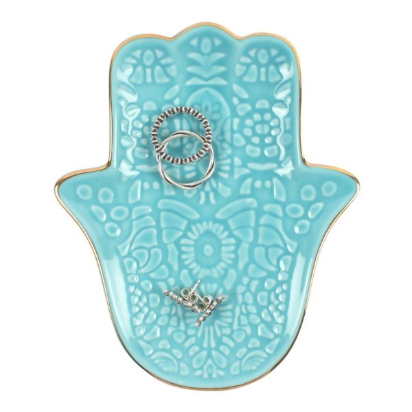 Hamsa Turkoois | Sieradenschaaltje