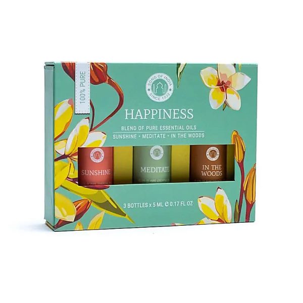 Etherische olie Aromatherapie set Happiness | 3x5 ml