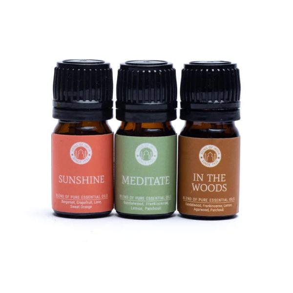 Etherische olie Aromatherapie set Happiness | 3x5 ml - Afbeelding 2