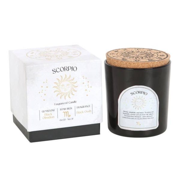 Scorpio Black Oudh | Edelsteenkaars