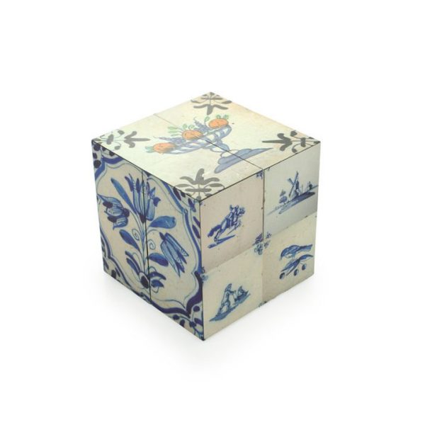 Puzzelkubus – Delfts Blauw Art Cube