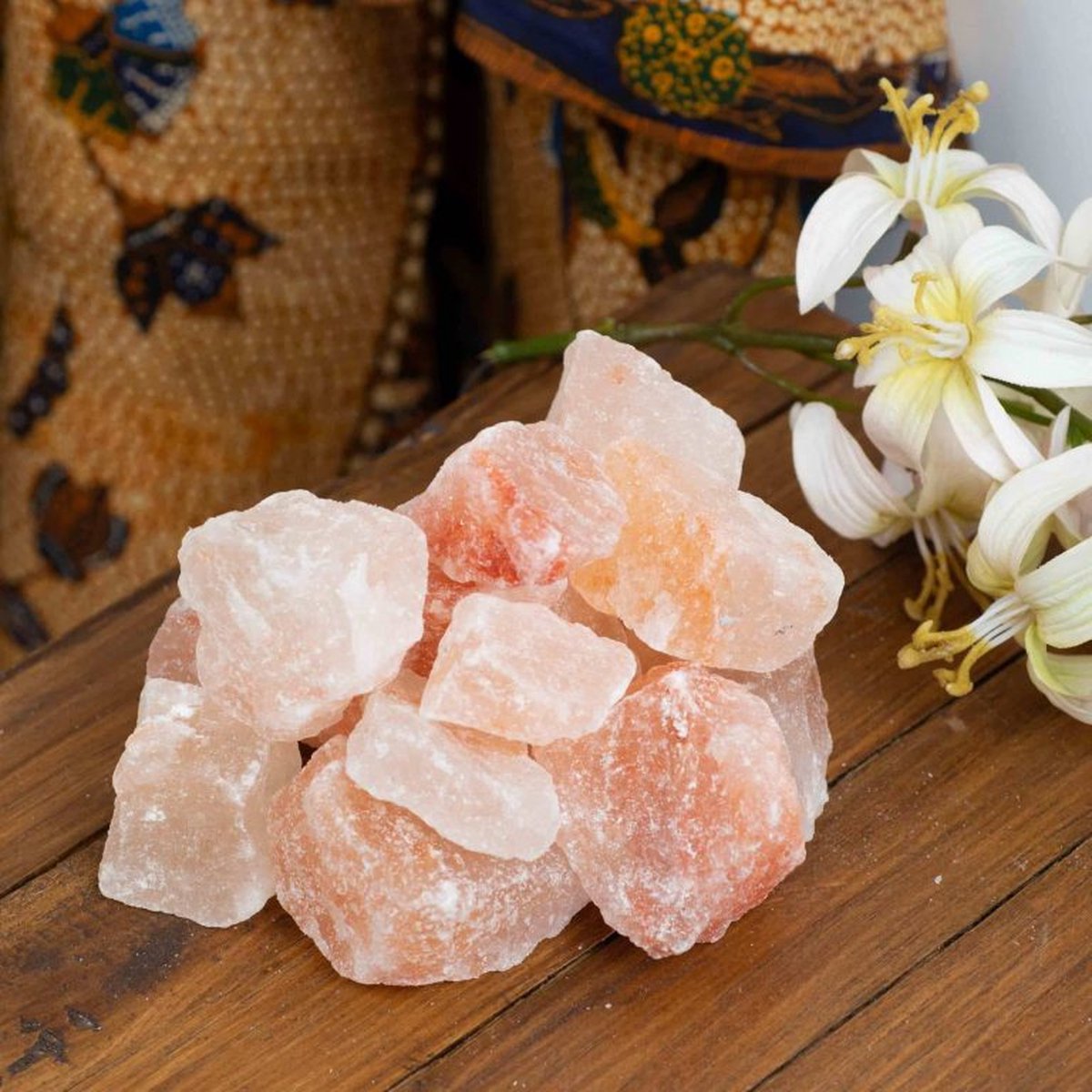 Zoutsteen | Himalaya Ruwe Stukken – 1 KG - Afbeelding 2