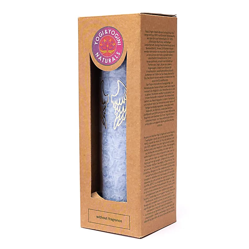 Kaars | Engelenvleugels Lichtblauw (Ongeparfumeerd) - Afbeelding 2