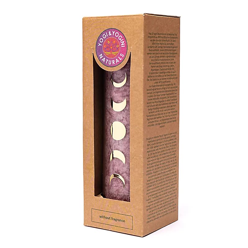 Kaars | Maanfasen Oudroze (Ongeparfumeerd) - Afbeelding 2