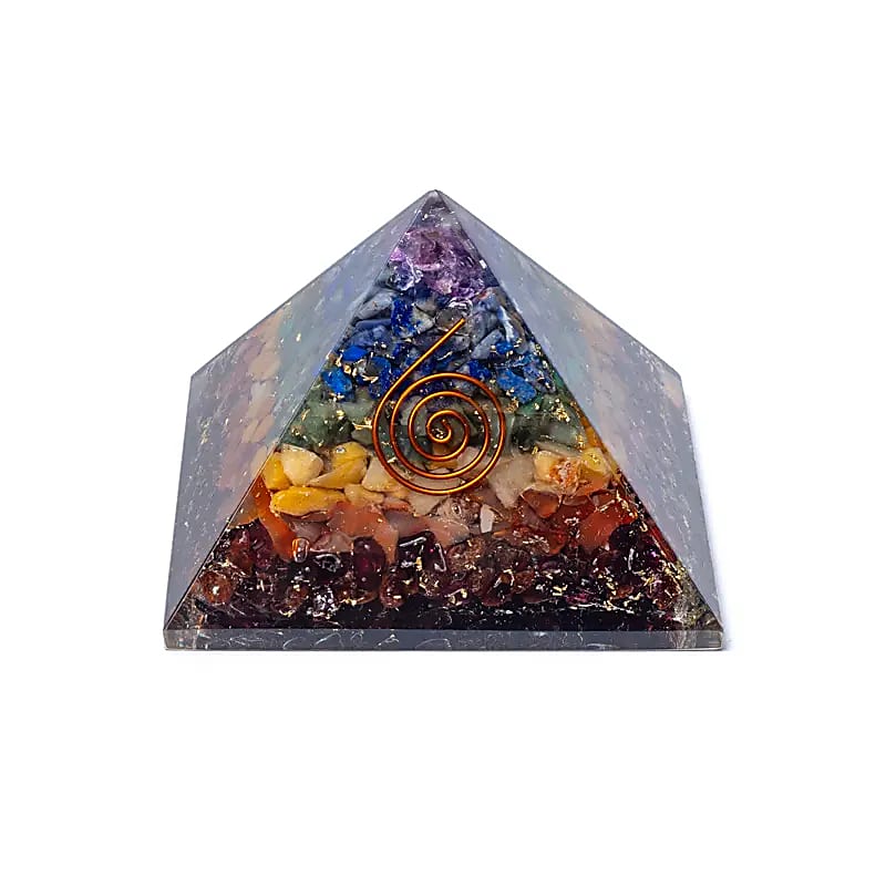 Orgoniet Pyramide | 7 Chakra - Afbeelding 2