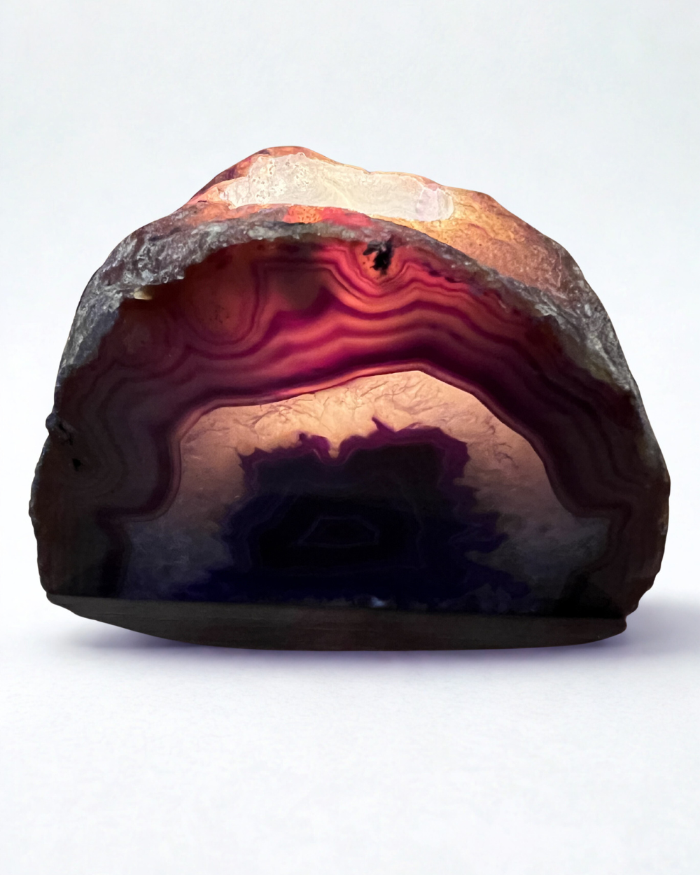 Theelichthouder | Agaat Paars