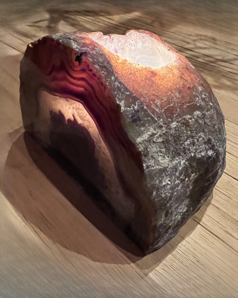 Theelichthouder | Agaat Paars - Afbeelding 3