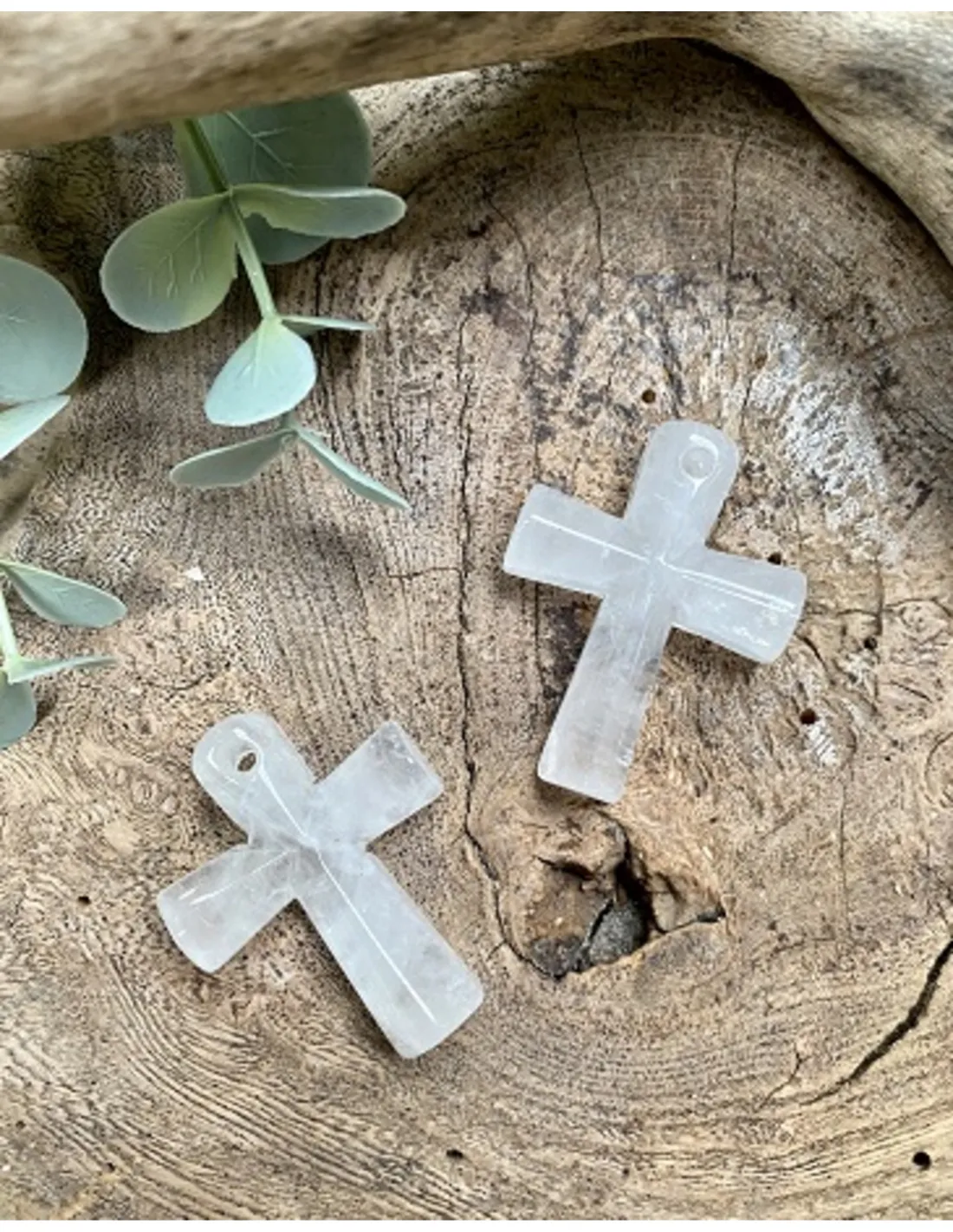 Ankh Hanger | Bergkristal 4 cm - Afbeelding 2