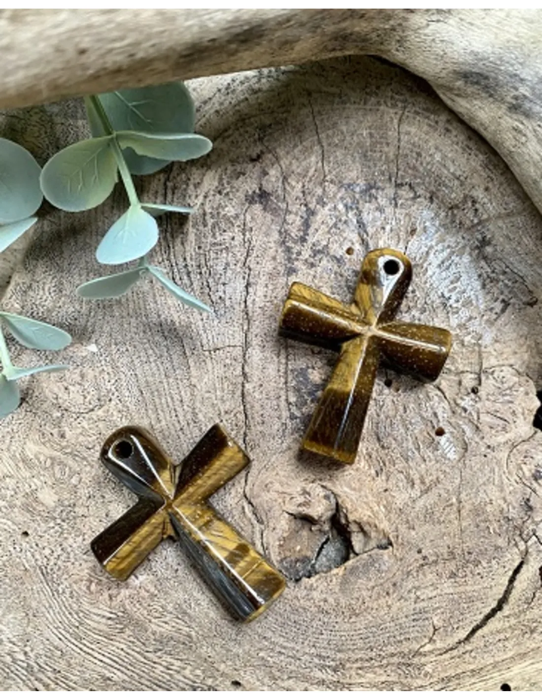 Ankh Hanger | Tijgeroog 4 cm - Afbeelding 2