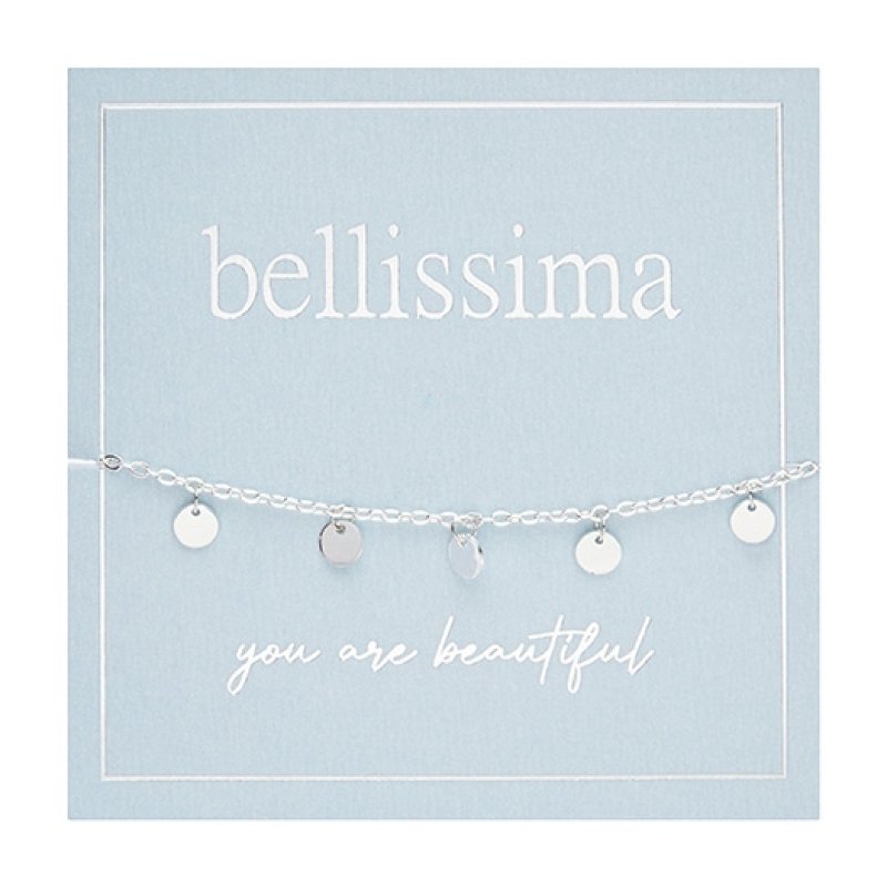 Armband | Bellissima Hangplaatjes | Zilver - Afbeelding 3