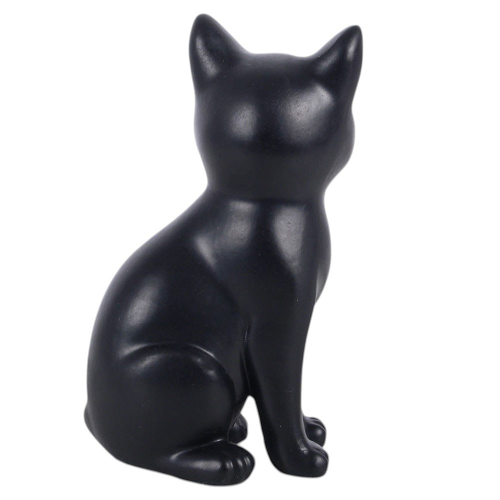 Decoratiebeeld | Zwarte Kat Folk Art | 14 cm - Afbeelding 4