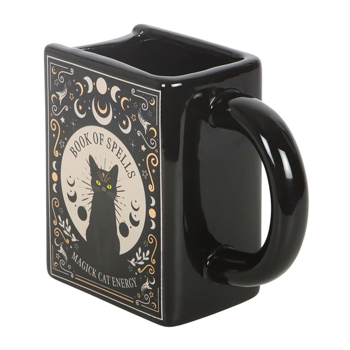 Mok | Boekvorm Black Cat Magick | 450 ml - Afbeelding 3